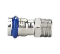 Муфта раструбная Varmega Inox Press с наружной резьбой 18х1/2 VM706001804