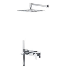 Смеситель для ванны встраиваемый Boheme Qubic 42x18.8x10 см хром 474-CR