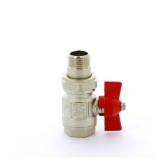 Кран шаровой ITAP IDEAL НВ с разъемным соединением бабочка 1/2 098 1/2