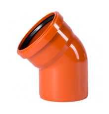 Отвод для наружной канализации Ostendorf KGB DN 160 45° 222220