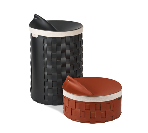 Корзина для мусора ADJ Bottega 22х35 см черный/серый 2035.01/03