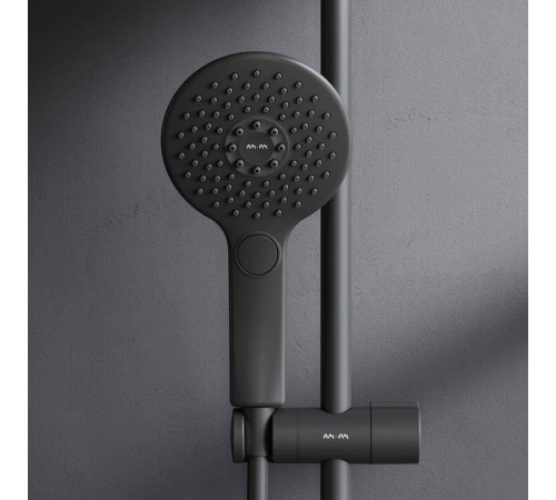 Душевая система AM.PM Inspire V2.0 с термостатом черный F0750A422
