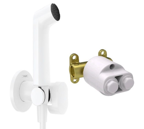 Готовый комплект гигиенического душа Hansgrohe Vernis Blend белый матовый 29232700/29235180
