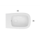 Биде подвесное Globo Genesis 55х36 см 1 отверстие белое GNS09.BI