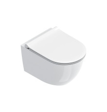 Унитаз подвесной Catalano Sfera 50x35 см безободковый Tornado Cataglaze+ белый глянцевый 0511700001/9056160000