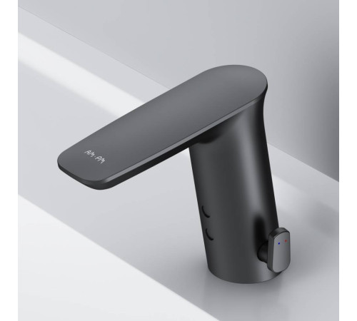 Смеситель для раковины сенсорный AM.PM Inspire V2.0 черный матовый F50A02322