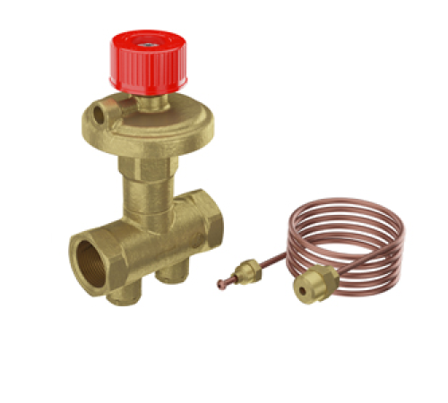 Регулятор дифференциального давления Giacomini DN15 1/2 5-30 кПа с импульсной трубкой R206CY223