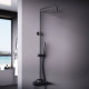 Душевая система Damixa Scandinavian Pure со смесителем черный матовый 936710300