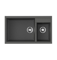 Кухонная мойка Omoikiri Tedori 86-2-LB-PL 86x50 см платина 4993939