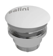 Донный клапан для раковины Salini D 601 белый матовый 166301M