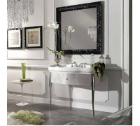 Комплект мебели Kerasan Retro 100 см с раковиной 1 отв подвесной белый хром 105001/7363K7