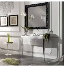 Комплект мебели Kerasan Retro 100 см с раковиной 1 отв подвесной белый хром 105001/7363K7