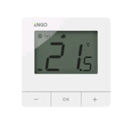Терморегулятор ZigBee ENGO Controls E25BATW накладной на батарейках белый E25BATW