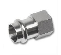 Муфта переходная SANHA NiroSan 22x1 пресс-ВР 69270G221