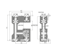 Насосная группа смесительная фланцевая Huch EnTEC DN50 PN10 без насоса EFG50020