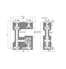 Насосная группа смесительная фланцевая Huch EnTEC DN50 PN10 без насоса EFG50020