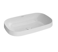 Раковина встраиваемая сверху Kerama Marazzi Magica 65.5х42 см без отверстия белый глянец MA.wbi.65