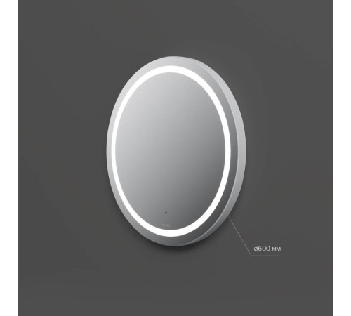 Зеркало круглое AM.PM X-Joy 60 см с LED-подсветкой и ИК-сенсором M85AMOX0601WG