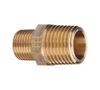 Ниппель резьбовой переходной Smart Install латунный 3/4x1/2 52444S