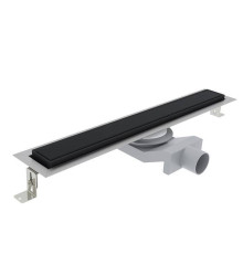 Трап душевой Plumberia Selection PS IN-TILE 6x100 см черный матовый PST100NO