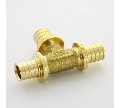 Тройник аксиальный Uni-Fitt 20 мм латунь 746G7770