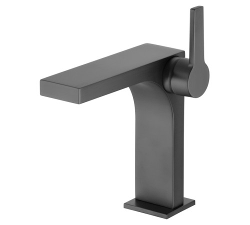 Смеситель для раковины KEUCO Edition 11 однорычажный с донным клапаном черный шлифованный хром 51102 130000