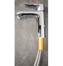 Смеситель для раковины Hansgrohe Metris 110 со сливным гарнитуром 31080000