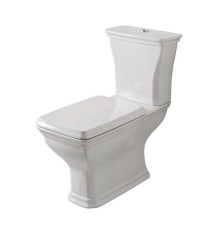 Унитаз-моноблок Artceram Civitas 36х54 см белый хром HEA010 71, CIC009 01 00, CIV004 01 00