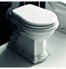 Унитаз приставной Kerasan Retro 59х38.5 см слив в пол белый 101001