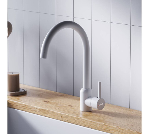 Смеситель для кухни Dorff Logic белый D3007033