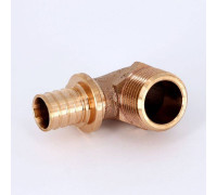 Угольник-переходник REHAU RAUTITAN RX+ 20х3/4 НР бронза 456349