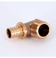 Угольник-переходник REHAU RAUTITAN RX+ 20х3/4 НР бронза 456349