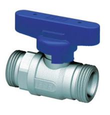 Кран шаровой FAR 3/4 НР бабочка синий 3067 34BC