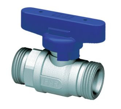 Кран шаровой FAR 3/4 НР бабочка синий 3067 34BC