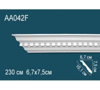 Карниз потолочный полиуретановый гибкий Perfect AA042F