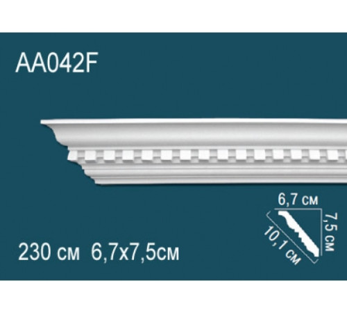 Карниз потолочный полиуретановый гибкий Perfect AA042F