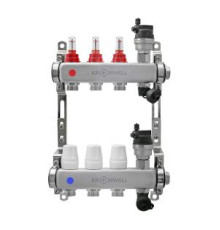 Блок коллекторный Kromwell 1 из нержавеющей стали с расходомерами 3 выхода 3/4 EK KW.SM6000635