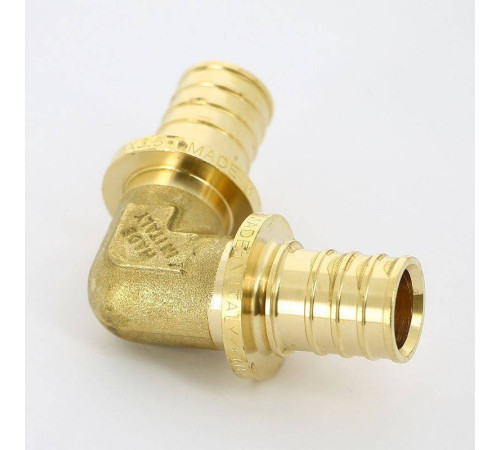 Угол аксиальный Uni-Fitt 25 мм латунь 743G8800