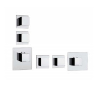 Смеситель термостатический для душа встраиваемый Bossini Cube хром Z032203.030_УЦ