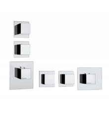 Смеситель термостатический для душа встраиваемый Bossini Cube хром Z032203.030_УЦ