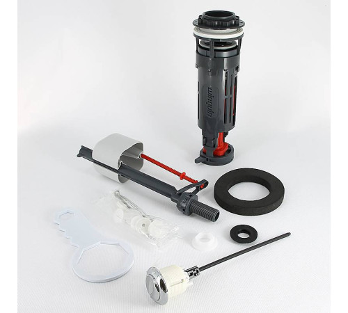 Комплект арматуры Wirquin сливной механизм ONE 3/6 л и заливной клапан Kompact 1/2 10975008