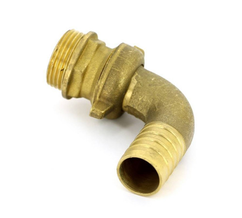 Штуцер для шланга Tiemme 1503 1/2 наружная резьба угловой разъемный 1500490