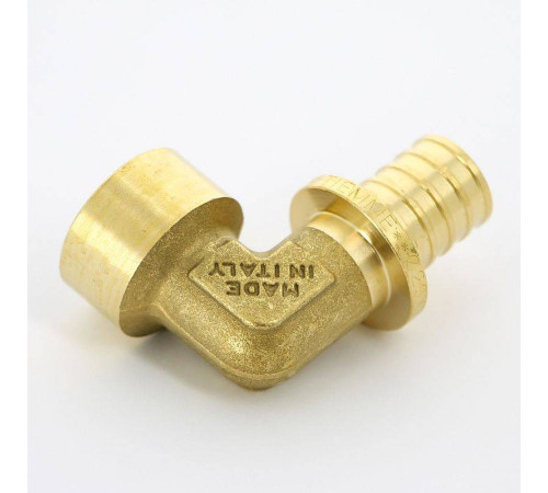 Угол аксиальный Uni-Fitt 20x1/2 ВР латунь 744G7200