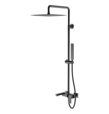 Душевая стойка Boheme Qubic глянцевый графит 478-SGM