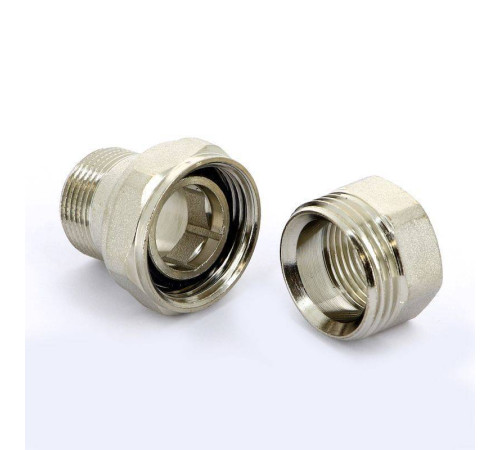 Разъемное соединение НВ Uni-Fitt прямое никелированное с O-ring 3/4 650N3000