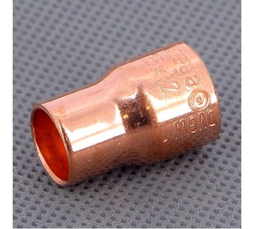 Муфта редукционная медная Viega 15х12 мм пайка 102524