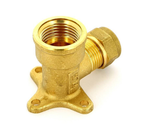 Водорозетка обжимная Tiemme 12x1/2 ВР латунь 1100043