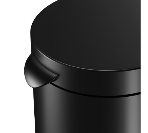 Ведро для мусора настенное KEUCO PLAN 3 л черный матовый 14977 370000