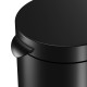 Ведро для мусора настенное KEUCO PLAN 3 л черный матовый 14977 370000