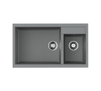 Кухонная мойка Omoikiri Tedori 86-2-LB-GR 86x50 см leningrad grey 4993573